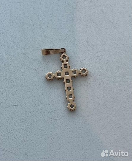Крестик золотой 585 пробы