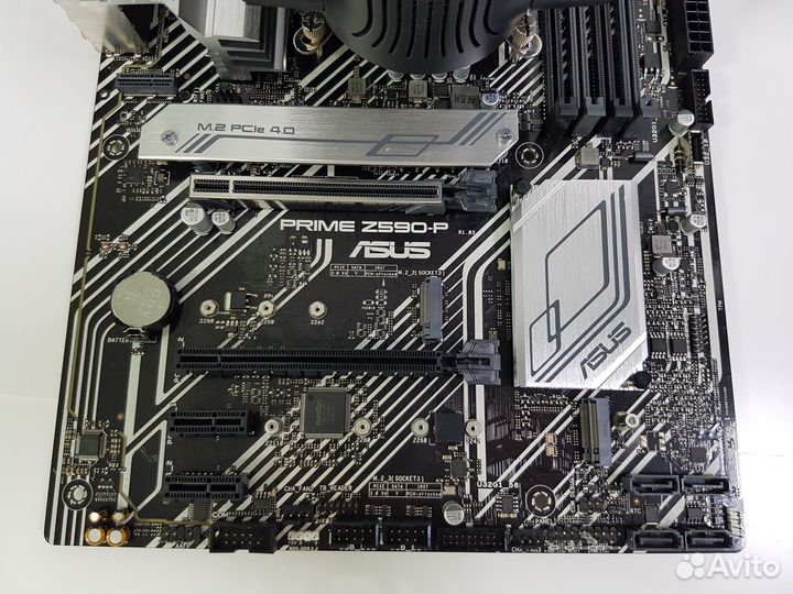 Комплект asus prime Z590-P+CPU i9-11900KF+башня