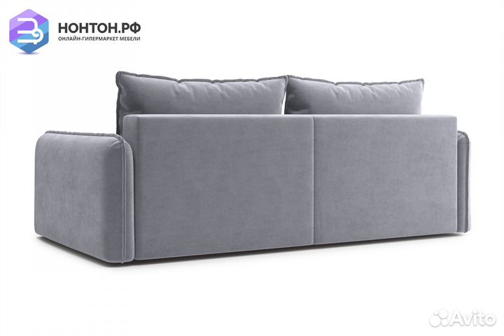 Диван тик-так Антей 3-х местный серый
