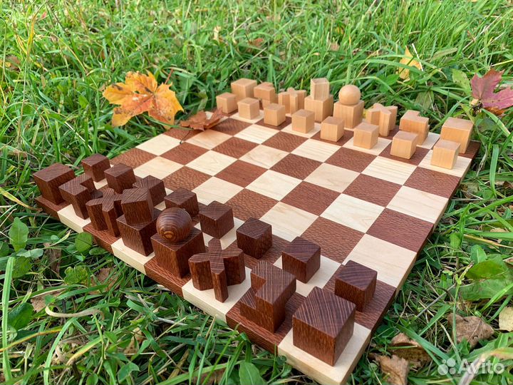 Шахматы Bauhaus (Баухаус) конструктивизм
