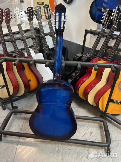 Классическая гитара Belucci Синяя глянцевая
