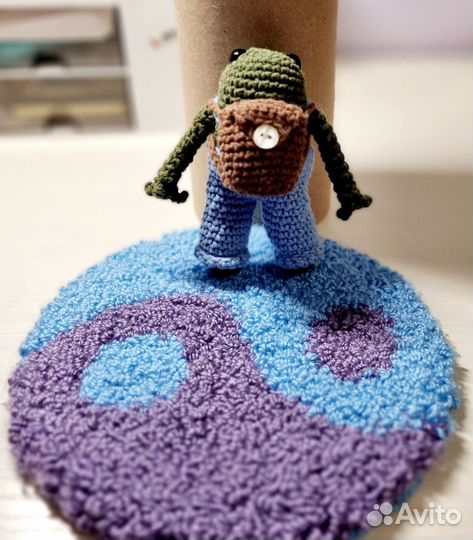 Ручная работа лягушка-путешественница