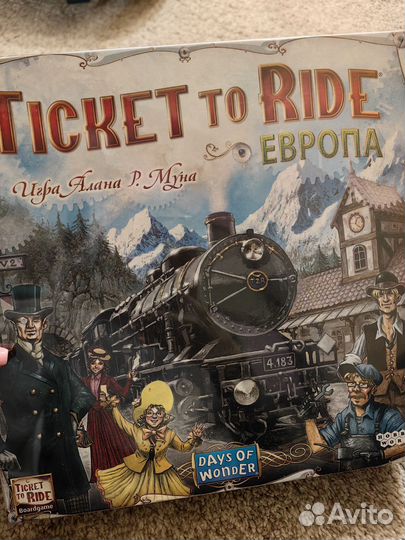 Настольная игра Ticket to Ride Европа