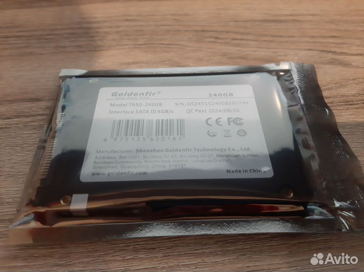 SSD 240gb новый