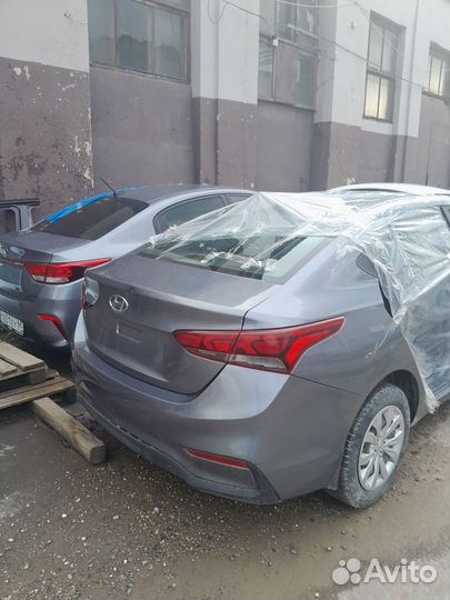 Задняя часть кузова hyundai solaris 2