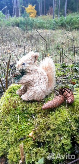 Белочка набор из 2х штук эко стиль