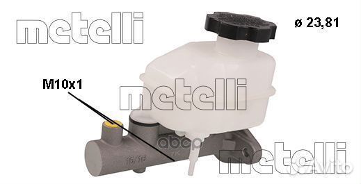 Цилиндр тормозной 050824 Metelli