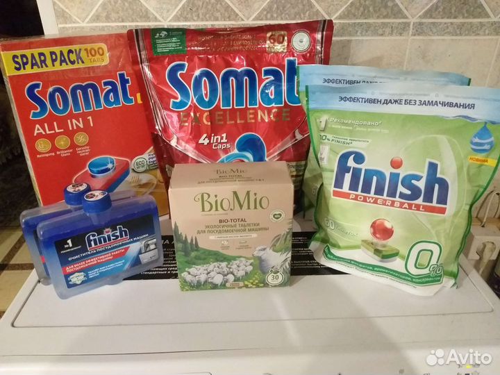 Таблетки для посудомоечных машин