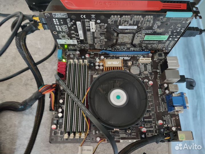 Asus M3A76cm/ddr2-4Gb/6000+ cpu/Hiper m500