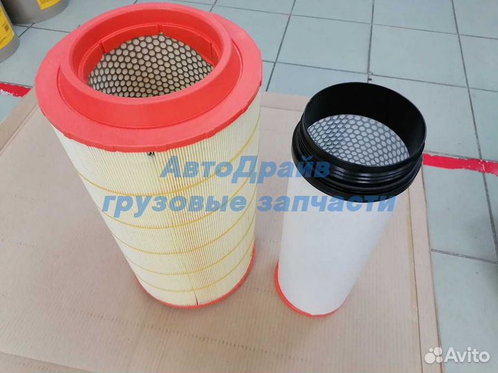 Комплект воздушных фильтров Ман Тга Тгс Тгх (внешний и внутренний)