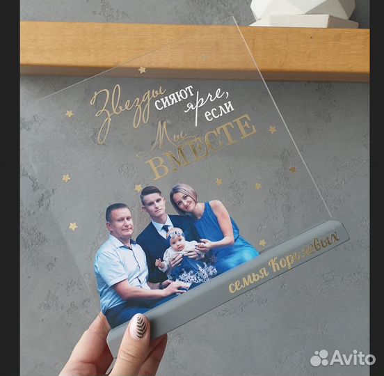 Рамка-постер с фото (на стекле) art097