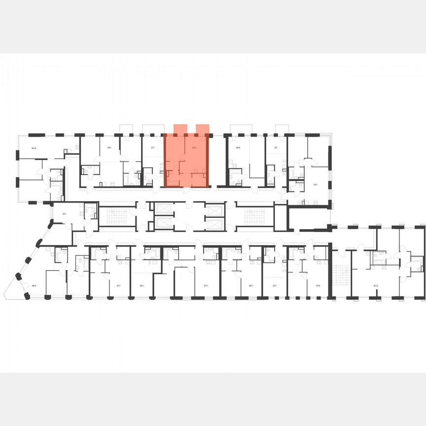 1-к. квартира, 39,9 м², 6/39 эт.