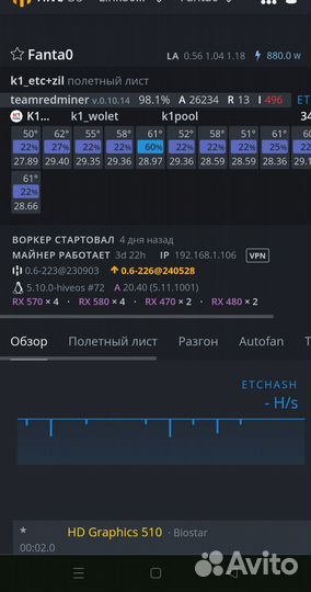 Майнинг ферма AMD Radeon rx