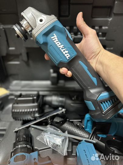 Набор makita 3 в 1 Перфоратор+ушм+Шуруповерт