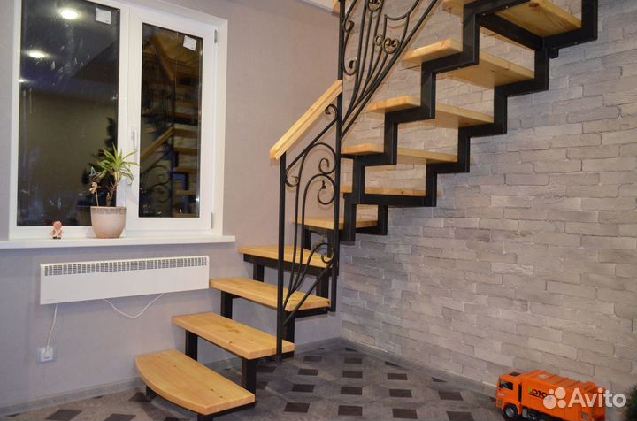 Лестница каркас металл