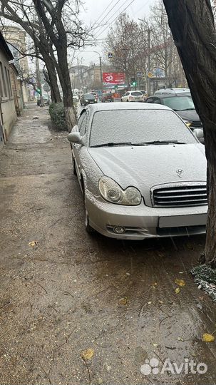 Hyundai Sonata 2.7 МТ, 2007, битый, 400 000 км