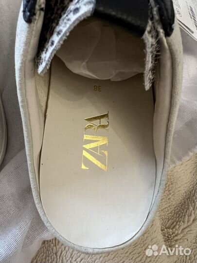 Кеды мюли zara