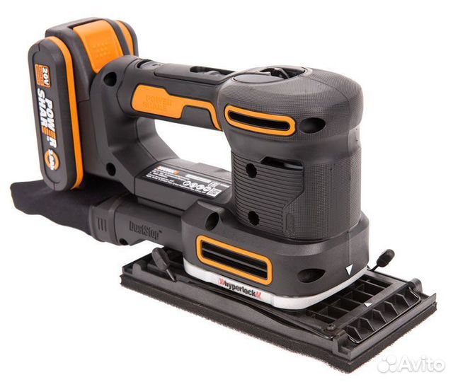 Виброшлифмашина аккумуляторная worx WX820