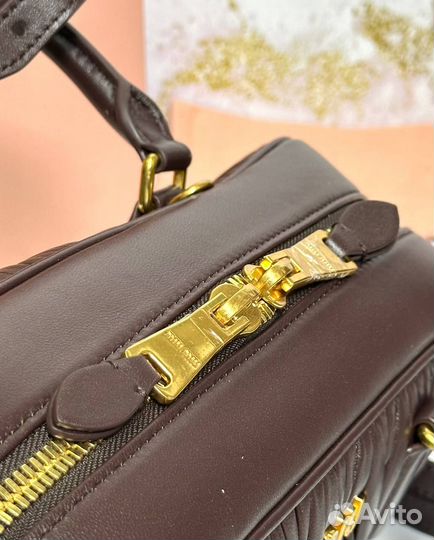 Сумка Miu Miu Arcadie Matelasse Leather Bag in Dar