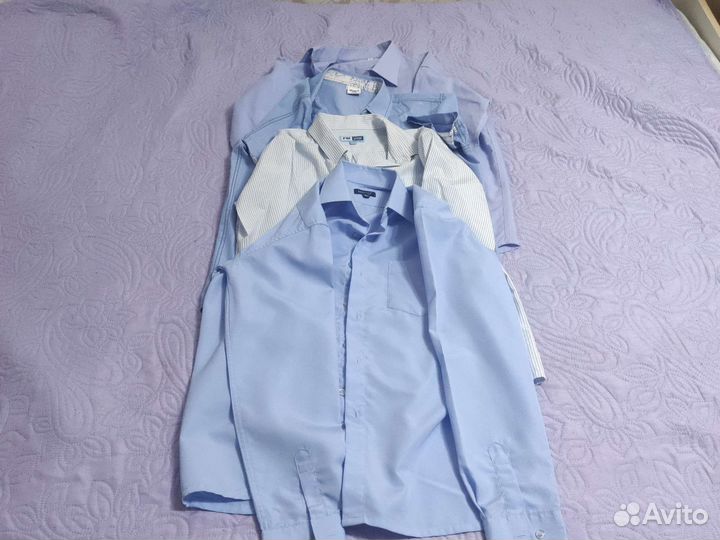 Рубашки на мальчика 140