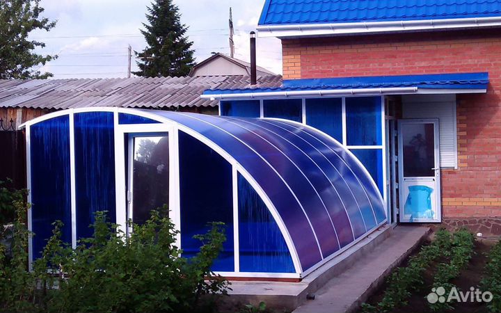 Монолитный профилированный поликарбонат