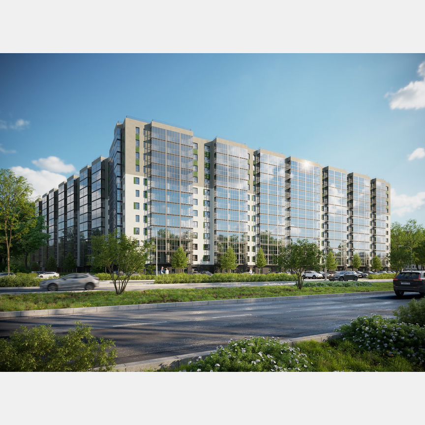 1-к. квартира, 28 м², 10/12 эт.
