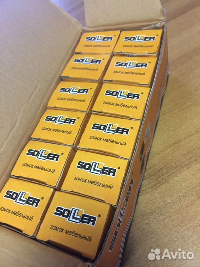 Замок мебельный Soller 16mm хром