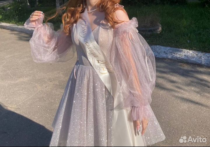 Вечернее платье на выпускной короткое