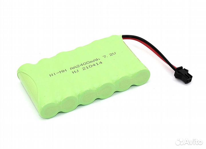 Аккумулятор Ni-Mh 7.2V 2400 mAh AA Flatpack разъем