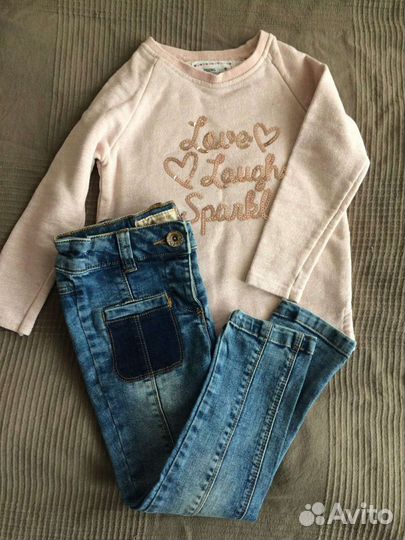 Фирменные сеты на девочку 3-4 года, 104, некст