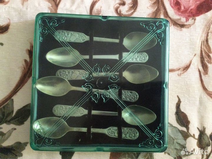 Чайные ложки мельхиор СССР алма-ата