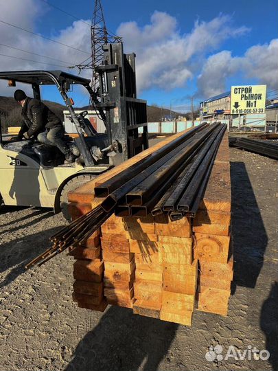 Доска обрезная 100х200х6000. Пиломатериалы