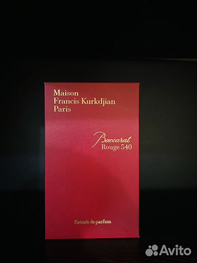 Духи Francis Kurkdjian Baccarat