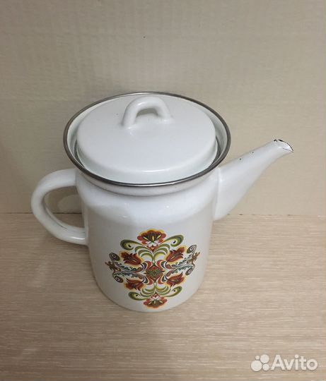 Чайник эмалированный СССР