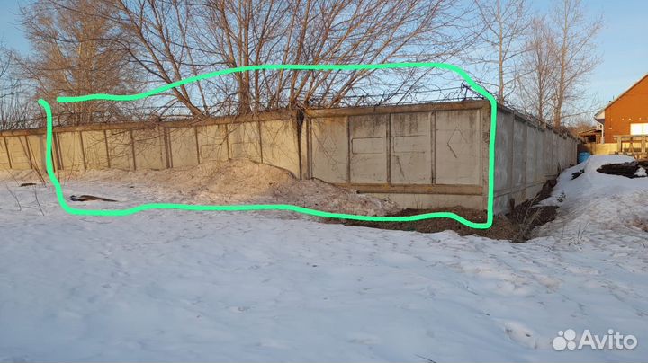 Бетонный забор из секций