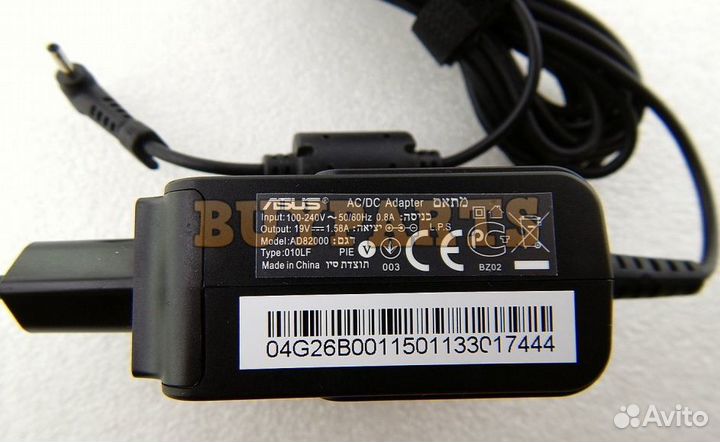 Блок питания ad82000 для ноутбука Asus 30W 19V 1.5