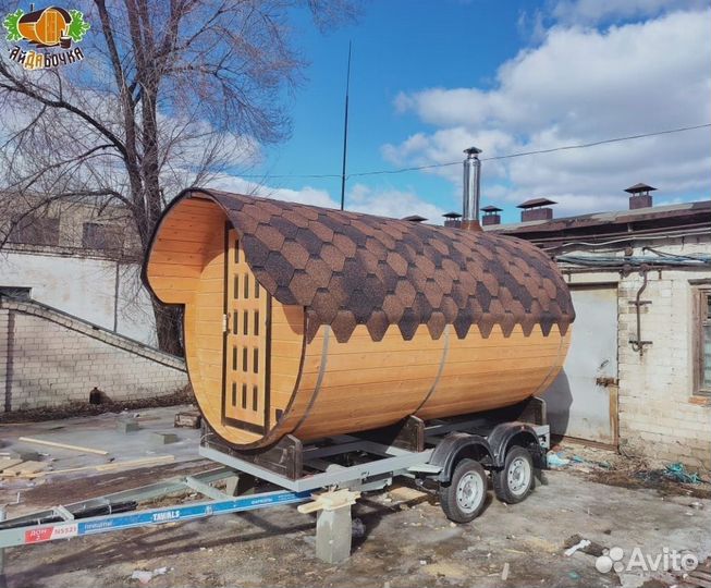 Баня бочка