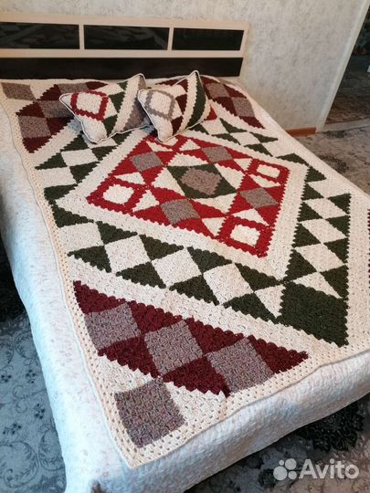 Плед покрывало с подушками