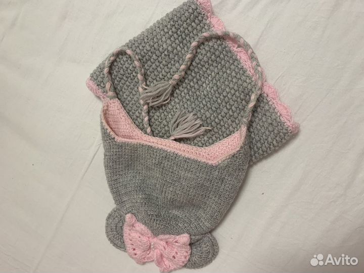 Комплект шапка и снуд для девочки