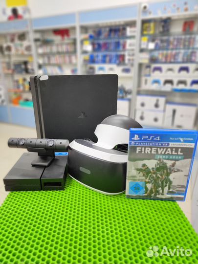 Playstation 4 Slim 1Tb+ PS VR + Игра
