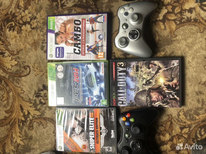 Продам Xbox 360 на 500 гигабайт