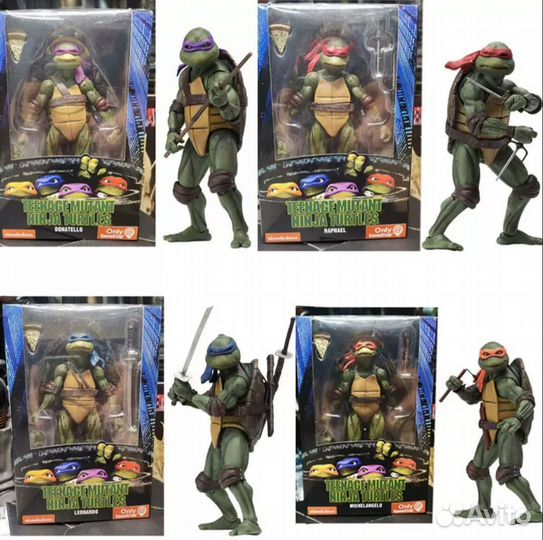 Черепашки ниндзя Turtles оригинал Neca