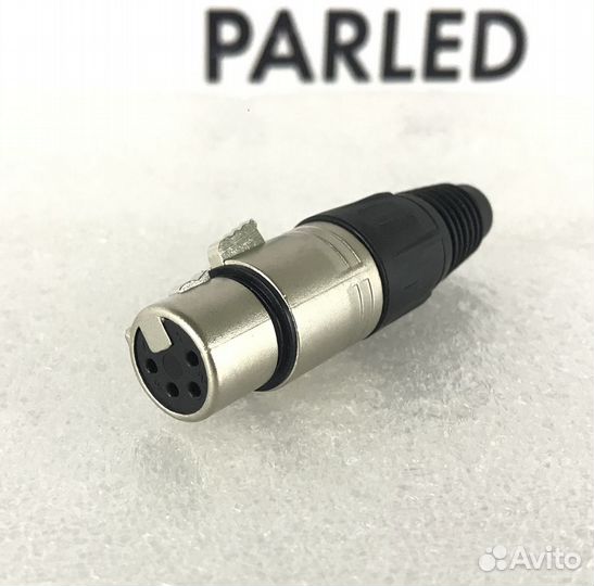 Разъем на кабель (XLR, 4 pin, папа мама)