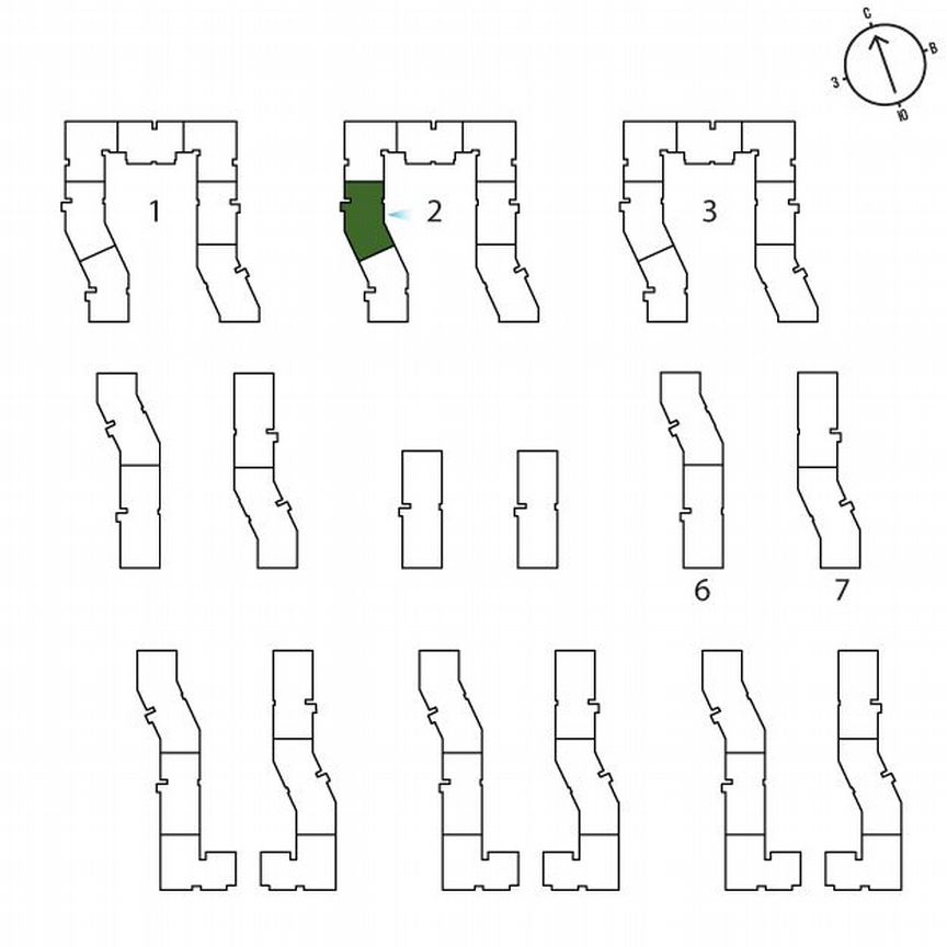 1-к. квартира, 41,3 м², 2/3 эт.