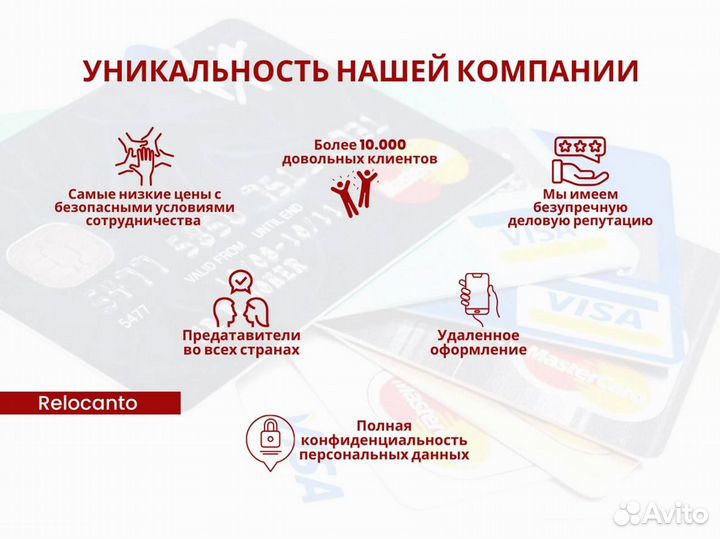 Банковская карта зарубежного банка