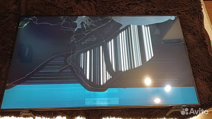 Телевизор битый samsung smart tv 55
