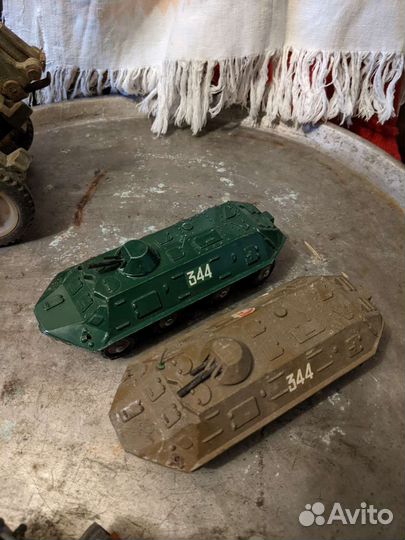 Игрушки бтр,танк, СССР