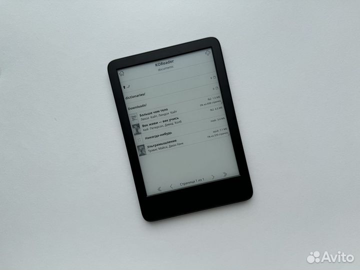 Kindle 2022 16GB без рекламы + fb2 + чехол