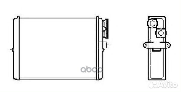Радиатор отопителя / Теплообменник печки 53559 NRF