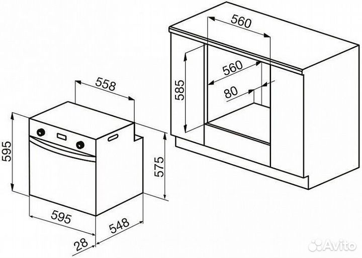 Духовой шкаф korting okb 9102 csx pro